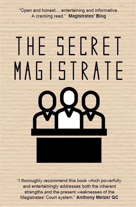 secret magistrate book