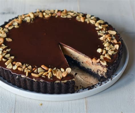 chocolate peanut butter tart once upon a chef