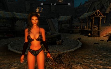 obligatory lingerie shot at skyrim nexus mods and community