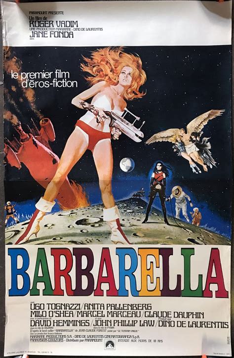 barbarella original vintage movie poster fr mini d 1968