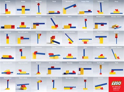 50 Creative Examples Of Lego Advertising Creativity Without Bricks