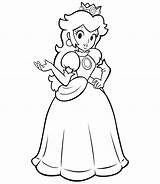 Peach Princess Coloring Pages Kids sketch template