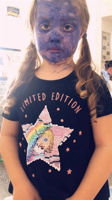 Mum Ready For Daughter To Go Back To School After She Coloured Her Face