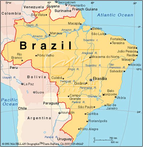 maps  brazil
