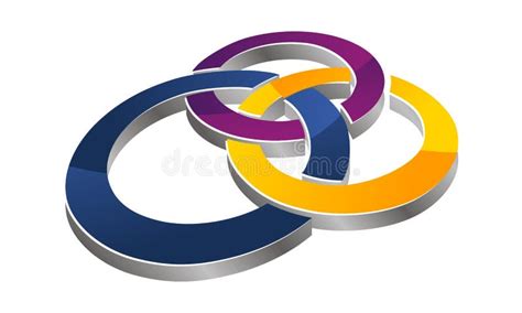 circle link connection stock vector illustration  global