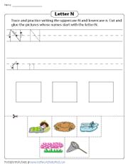 letter  worksheets