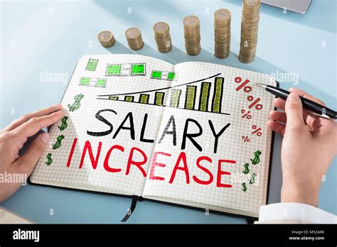 salary pay increase  res stock photography  images alamy