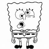 Spongebob Coloring Pages Silly Face Squarepants Nick Jr Print Printable Bob Sponge Baby Faces Drawing Kids Stencil Color Colouring Sheets sketch template