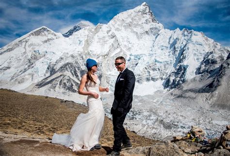 Mt Everest Wedding Popsugar Love And Sex Photo 22