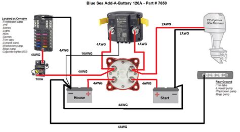 dual battery boat wiring