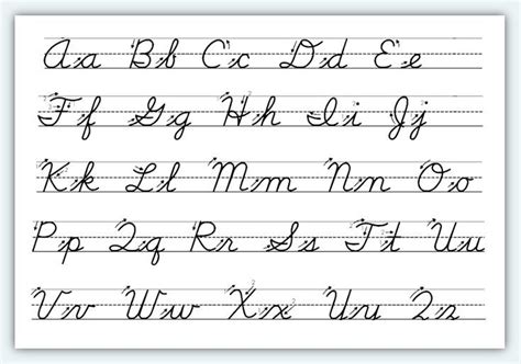 pin  tabitha tang  caligraphy cursive writing worksheets cursive