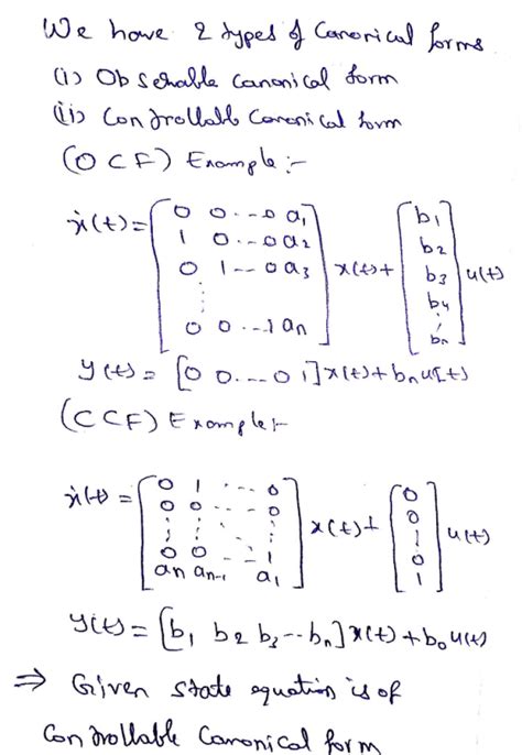 canonical form types    state equations