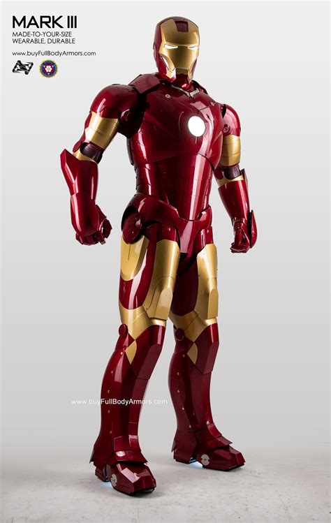 iron man mk suit life size wearable armour newly upgraded deluxe