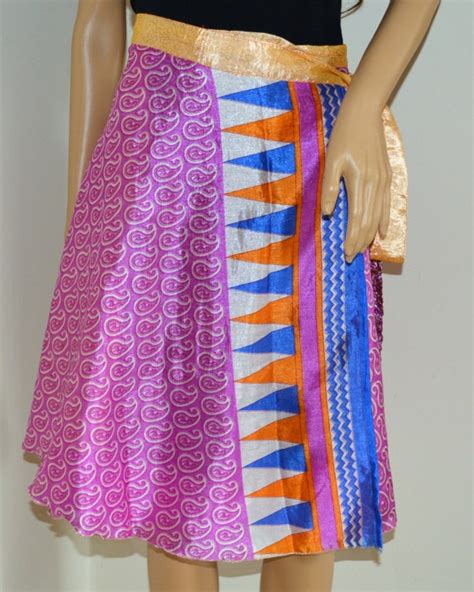 silk sari wrap skirtwrap skirt  ways  wearbeach