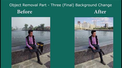 remove object  photo picsart tutorial change background part  youtube