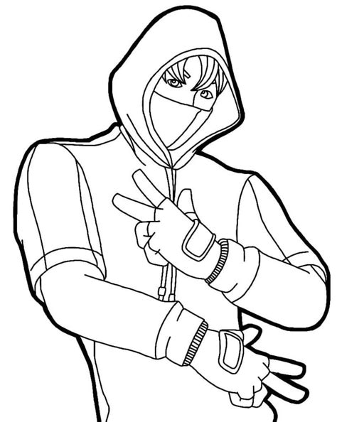 ikonik skin coloring pages coloring pages