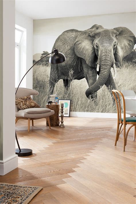 elephant mural  brewster home fashions  athautelook deco elephant elephant love elephant
