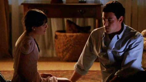 glee s cory monteith the first time will only strengthen finn and rachel s relationship
