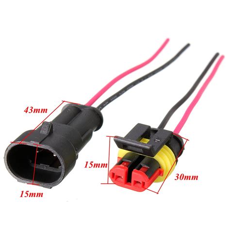 kit  pin  car waterproof electrical connector plug  wire walmart canada