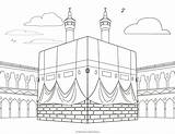 Mewarnai Haram Masjidil Isra Miraj Wal Muslim sketch template