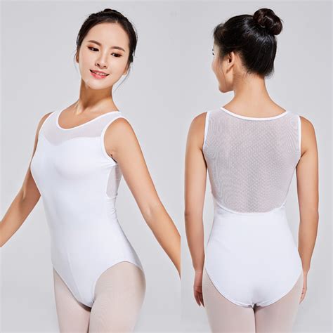 china wholesale professional ballet dance leotards sexy mesh tank girls