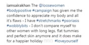 Loose Women S Saira Khan In Body Confident Bikini Photo