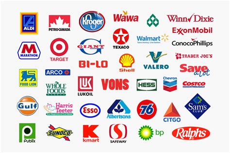 gas station names  logos gas station logos  transparent clipart clipartkey