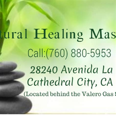 natural healing massage massage spa  cathedral city