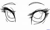 Drawing Girl Eyes Anime Draw Step Manga Cute Easy Eye Beginners Drawings Coloring Chibi Pages Girls Background Sketch Female Simple sketch template