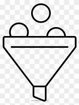 Funnel Pinclipart sketch template