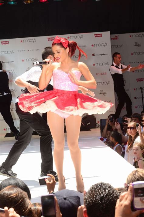 Ariana Grande In Pantyhose And Upskirt More Pictures Here