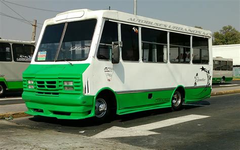 transporte publico autobuses  microbuses cdmx microbus chevrolet cafer