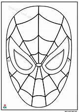Spiderman Face Coloring Spider Pages Man Mask Printable Drawing Template Templates Birthday Para Pumpkin Batman Patterns Hero Kids Cake Logo sketch template