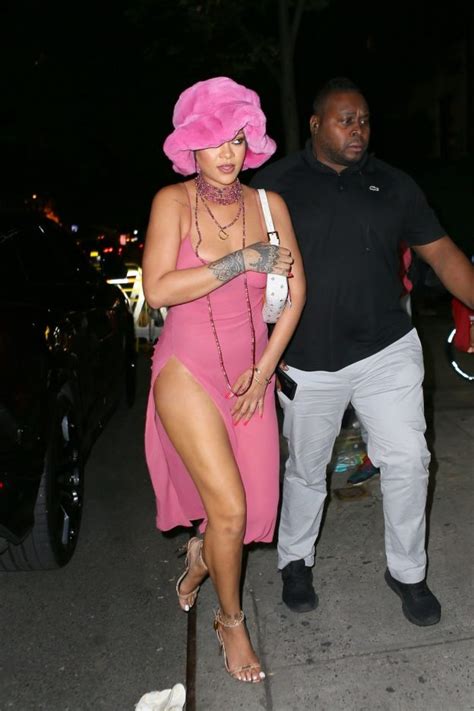 Rihanna In Revealing Dress With Asap Rocky 21 Photos