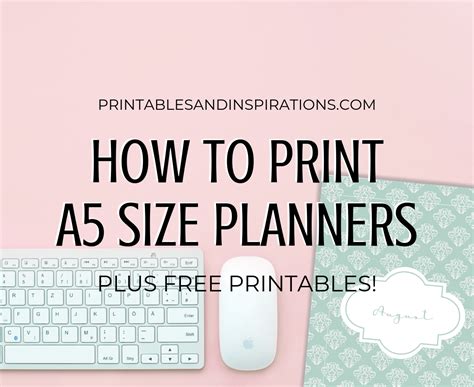 print  size planner inserts  printables printables