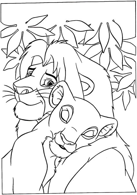 nala coloring pages home design ideas