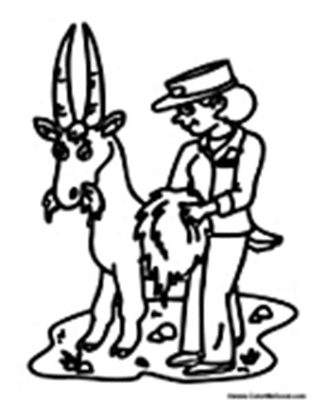 coloring  picture  zookeeper coloring pages