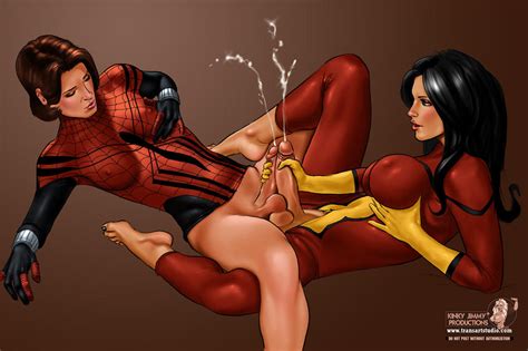Spider Woman And Spider Girl Futa Sex Avengers Lesbian