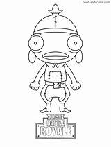 Fortnite Coloring Pages Print Color Skin Fishstick Printable Boys Chibi Kids Colouring Peely Season Sheets Game Drawing Battle Easy Royale sketch template