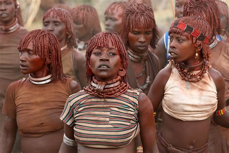 ethiopian tribes hamer women a group of hamer women atten… flickr