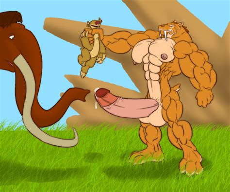 Rule 34 Bara Diego Ice Age Ice Age Series Male Only Manfred Ice