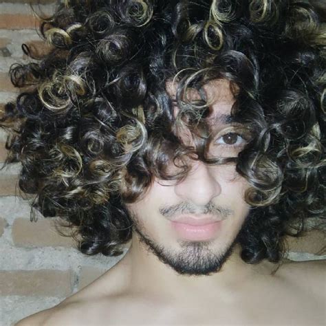 long curly hair men highlights long curly hair men
