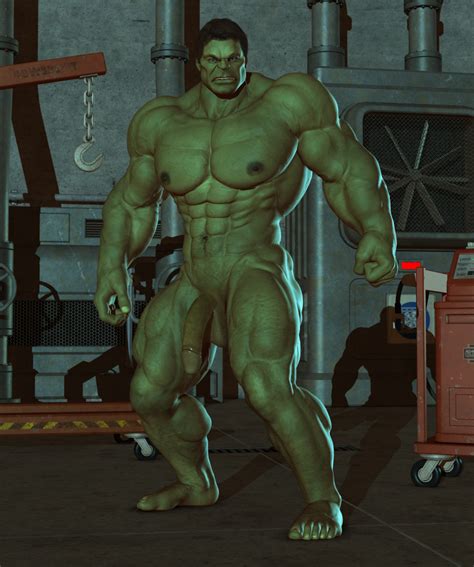 Rule 34 3d Barefoot Feet Green Skin Huge Cock Hulk