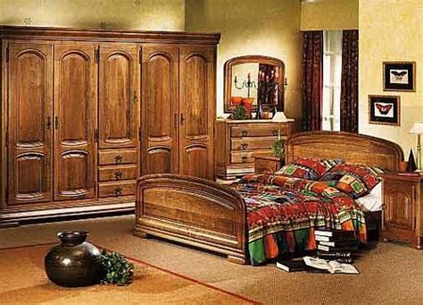 chambre  coucher moderne en bois