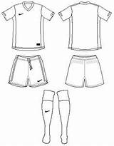 Jersey Soccer Football Template Printable Drawing Nike Uniform Templates Kit Sports Kits Cliparts Jerseys Clip Coloring Uniforms Shirt Pages Own sketch template
