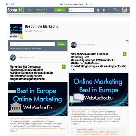 marketing page  scoopit webauditoreu consulting