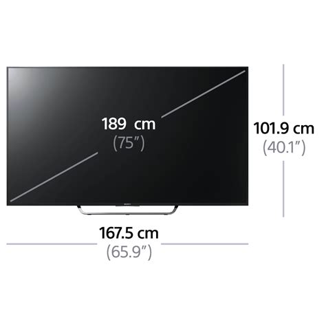 75 x8500c 4k ultra hd lcd led smart 3d tv