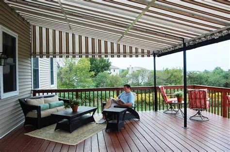 stationary awnings  deck  patio protection window works nj