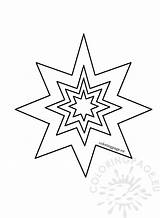 Star Coloring Pattern Pages Eight Pointed Designs Coloringpage Eu Getcolorings Template Color Patterns Printable sketch template