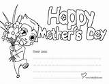 Coloring Mothers Happy Printable Mother Pages Print Card Greeting Color Kids Mom Cards Colouring Valentines Preschoolers Getcolorings Soccer Wallpaper sketch template